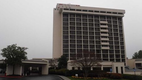 A February 2017 photo of the Marriott at 200 Interstate North Parkway.