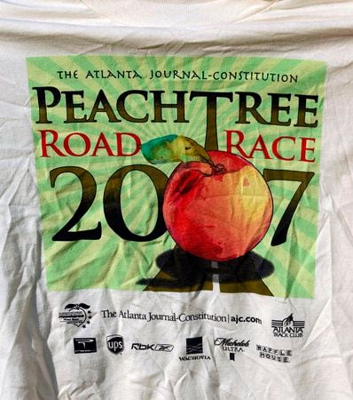 Peachtree Road Race: 2000s T-shirts
