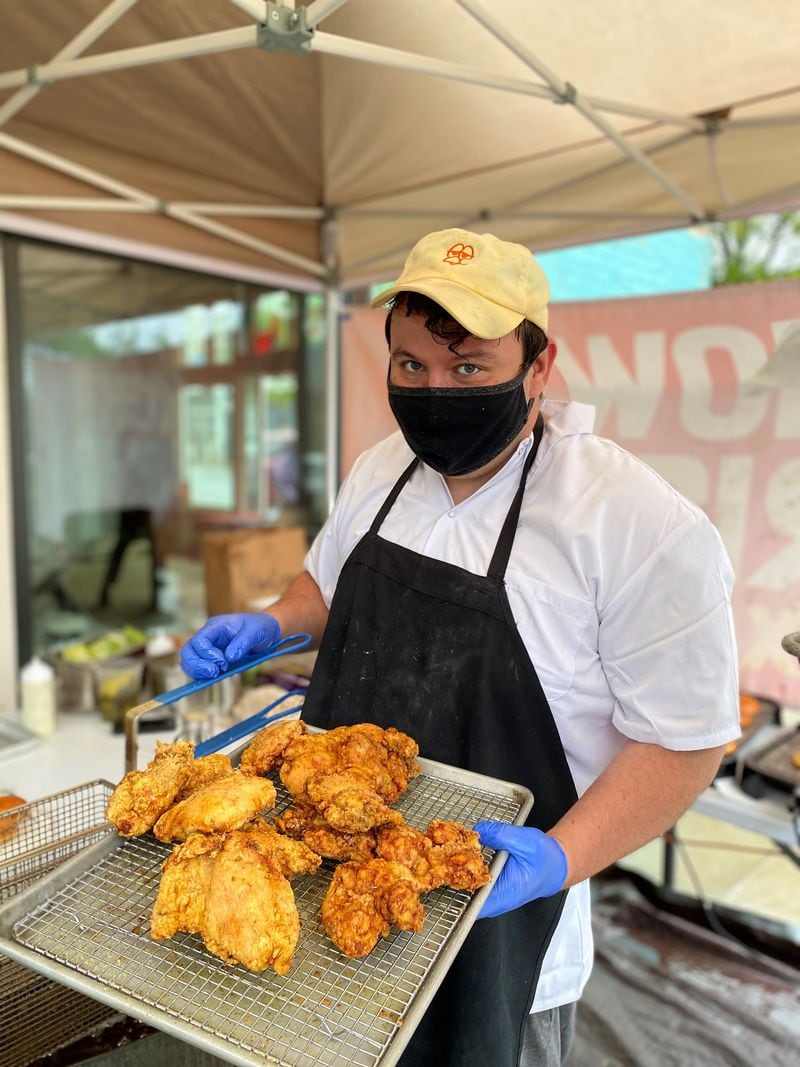 Will Silbernagel is the founder of How Crispy, a fried chicken sandwich pop-up with plans for a permanent home in Summerhill.
Wendell Brock for The Atlanta Journal-Constitution