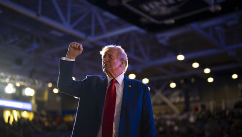 
                        FILE — Former President Donald Trump appears during a campaign rally in Durham, N.H. on Dec. 16, 2023. Trump has claimed that the indictment accusing him of plotting to overturn the 2020 election has been a retaliatory strike. (Doug Mills/The New York Times)
                      