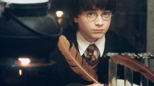 Daniel Radcliffe portrayed the boy wizard in the films. Here, he’s shown in the first film of the series, “Harry Potter and the Sorcerer’s Stone,” which was released in 2001. CONTRIBUTED BY WARNER BROS. PICTURES