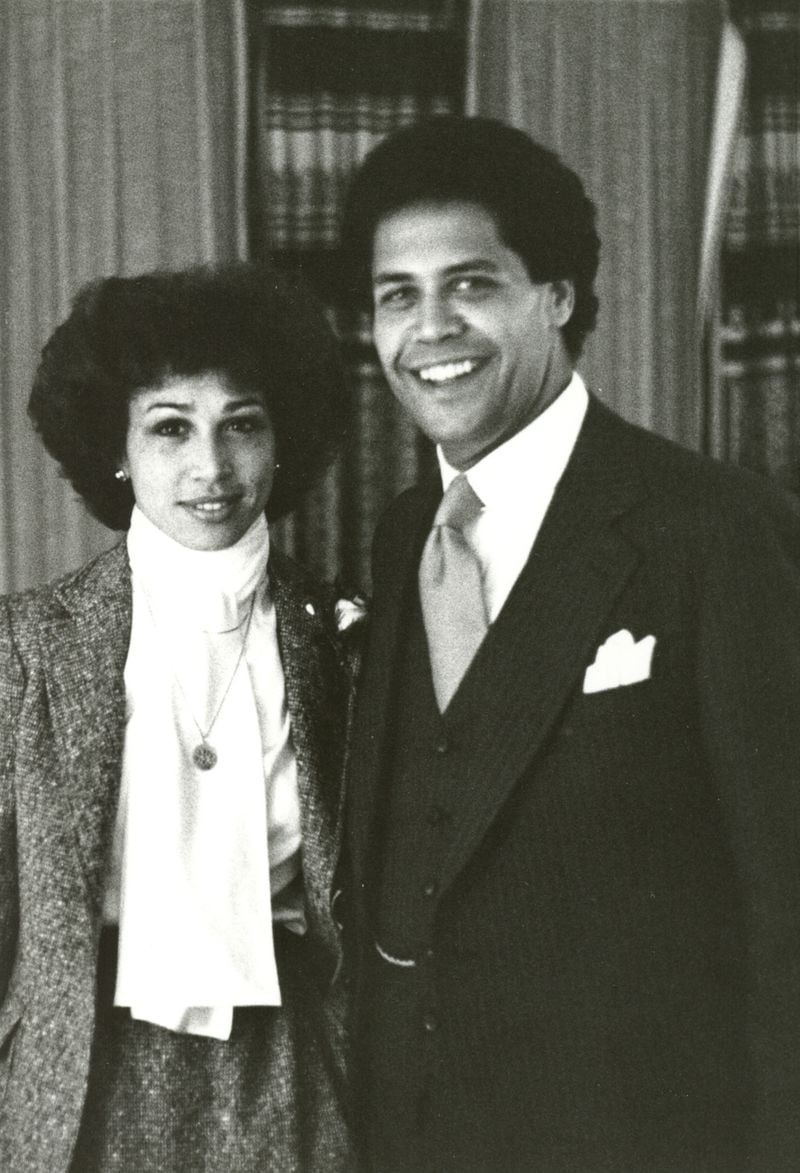 Maynard Jackson and Valerie Richardson Jackson in Atlanta, Ga. in 1976. 
MANDATORY CREDIT: THE ATLANTA JOURNAL-CONSTITUTION