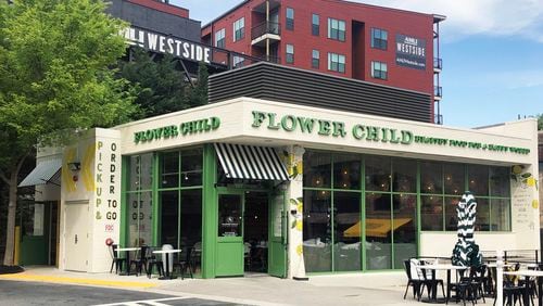 The exterior of Flower Child in West Midtown. / Courtesy of Flower Child