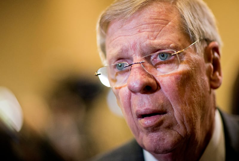 U.S. Sen. Johnny Isakson and former MiMedx chief Parker “Pete” Petit have been friends for decades. ASSOCIATED PRESS