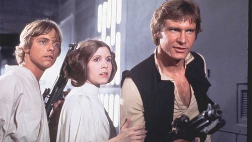 Mark Hamill, Carrie Fisher and Harrison Ford starred in the first "Star Wars" trilogy, and will reunite for "Episode VII."