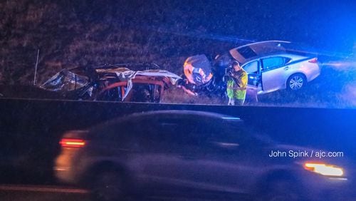 DeKalb County police investigated a fatal crash on I-20 East before I-285 Thursday morning. All lanes of the interstate were shut down.