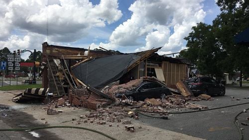 The explosion in Homerville seriously injured two employees and a customer, authorities said.