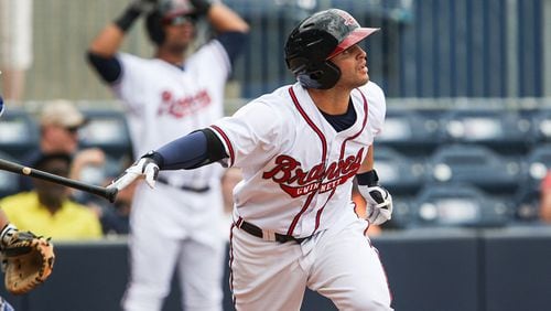 Tommy La Stella, 25, has a .293 average and .384 on-base percentage in 47 games with the Gwinnett Braves.