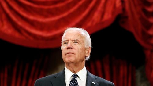 Vice President Joe Biden on Capitol Hill on Jan. 3, 2017. (AP Photo/Alex Brandon)