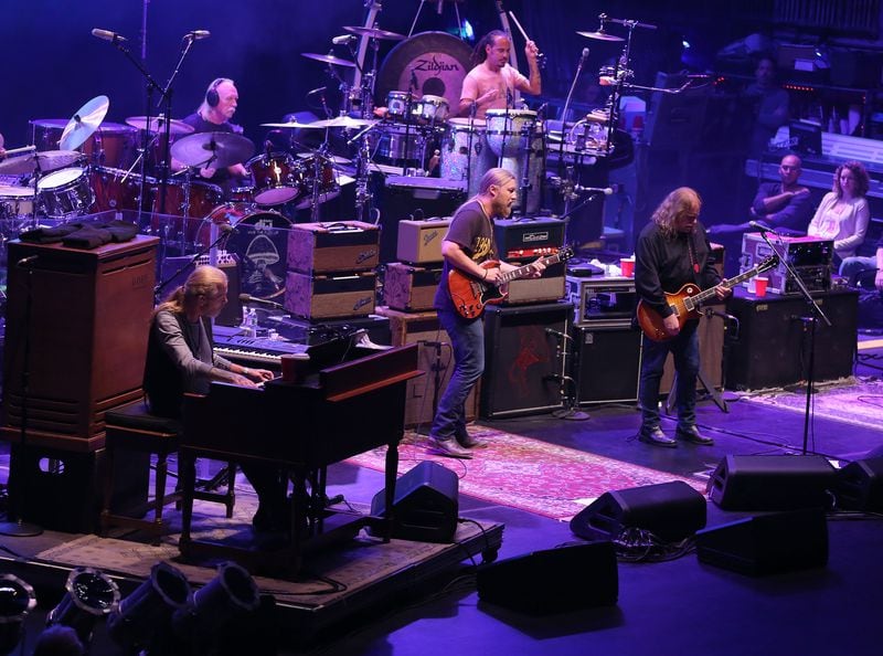  The Allman Brothers Band performs at The Beacon Theatre on October 28, 2014 in New York City. (Photo by Jemal Countess/Getty Images)