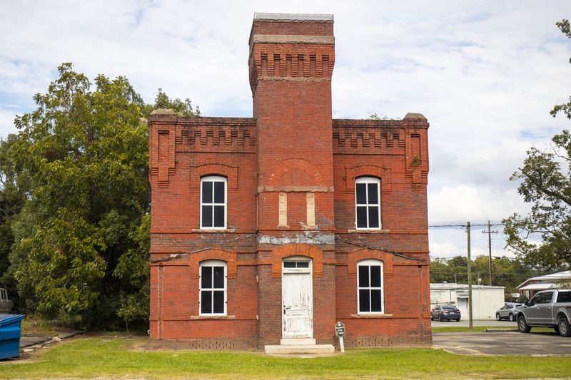 The city jail in the small southeast Georgia town of Blackshear, was constructed as a "hanging jail," with its own gallows included in the jail's tower. According to the Georgia Trust for Historic Preservation, the gallows were never used, when the state took over responsibility for executions. Courtesy of MotorSportMedia/Halston Pitman