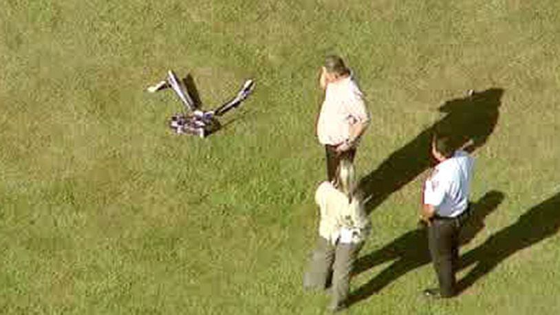 A 19-year-old operating a remote control chopper in New York City was struck in the head, dying at the scene.