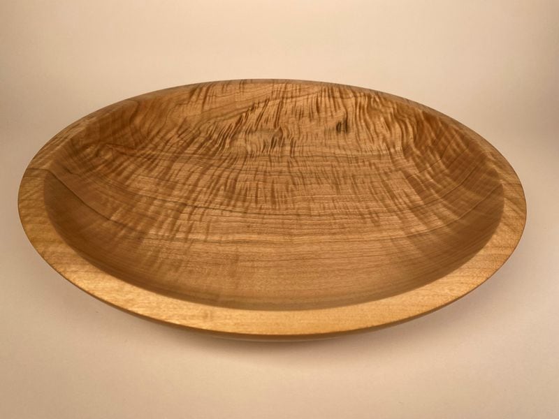 Woodturner Ben Balzer often uses woods native to North Georgia like the tulip poplar of this bowl.