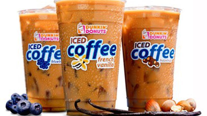 dunkin donuts blueberry iced coffee recipe