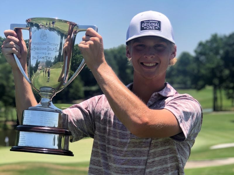 Kyle Bachkosky of Peachtree City won the 2022 Georgia Junior Championship at Horseshoe Bend Country Club in Roswell.