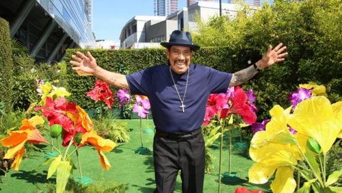 Actor Danny Trejo helped rescue a baby trapped in an overturned vehicle in Los Angeles.