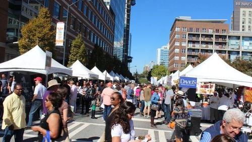 The 15th annual Taste of Atlanta food festival will feature dozens of tents serving food items from the menus of local restaurants. (TASTE OF ATLANTA)