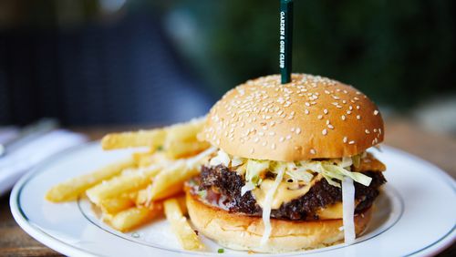 Garden & Gun Club’s cheeseburger with fries is a steal at $8. CONTRIBUTED BY CHRIS BOEK