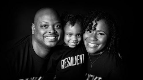 Sanari Hendricks, 31, of Douglasville shared her traumatic birth experience in the CDC's Hear Her campaign. By the time it was released, she had lost her son, Zeus. (Courtesy of Mike Newman / Shane Michael Photography)