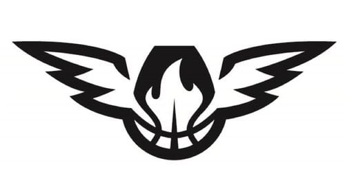 The Hawks filed a claim for this logo with the United States Patent and Trademark Office.