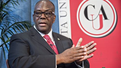 Ronald A. Johnson came to Clark Atlanta University with an agenda of change, from recruiting more students to updating the curriculum. After 15 months on the job, the university is seeing the results of his leadership. JONATHAN PHILLIPS / SPECIAL