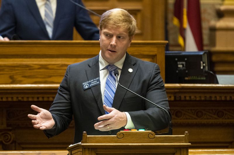When Georgia lawmakers gather this week, they work under a new budget process from chairs  state Rep. Matt Hatchett and state Sen. Blake Tillery (pictured), to review some of the state’s myriad tax credits to see what’s working, and what’s not. (Alyssa Pointer/The Atlanta Journal-Constitution)