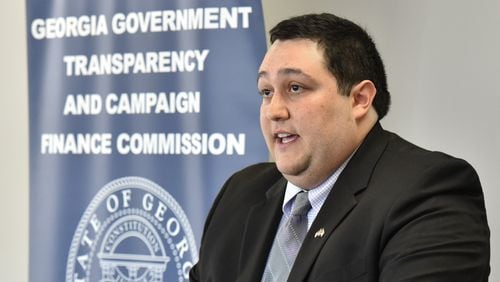 David Emadi, the new director of Georgia’s ethics commission, said Thursday that he expects to subpoena bank records from Democrat Stacey Abrams’ 2018 campaign for governor. HYOSUB SHIN / HSHIN@AJC.COM