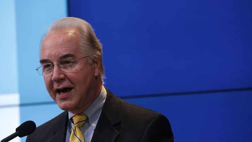 U.S. Rep. Tom Price, R-Ga., gives a speech about overhauling the budget process on Nov. 30 in Washington, D.C.. (Photo by Alex Wong/Getty Images)