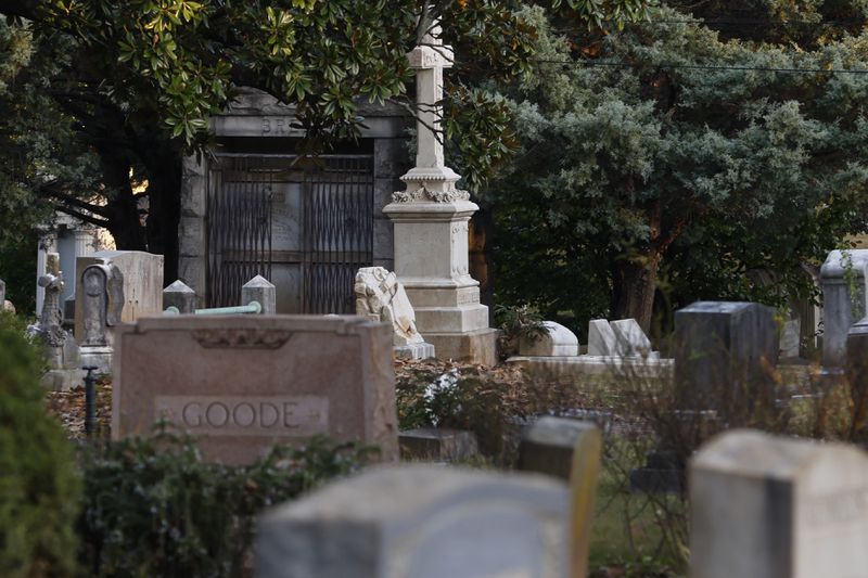 Oakland Cemetery Foundation executive director Richard Harker says, "The whole city’s history is here. If you are a transient or if you are passing through or even if Atlanta is home for you, what better place to help ground you in this city?” (Natrice Miller/natrice.miller@ajc.com)  