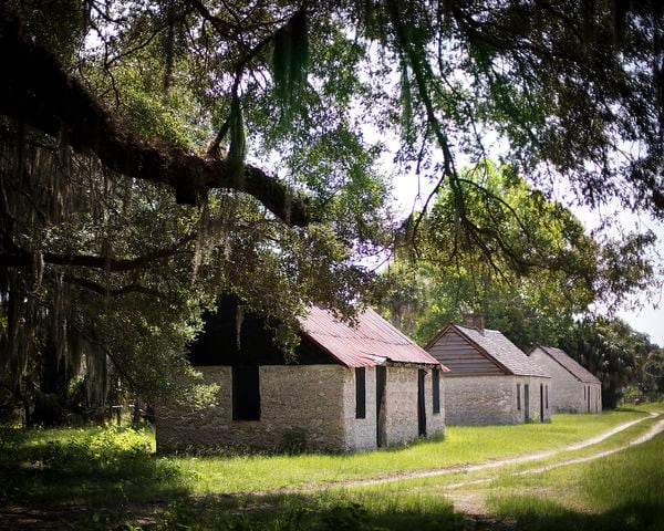 Former slave cabins: Ossabaw Island
