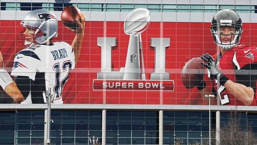 Tom Brady and the New England Patriots will meet Matt Ryan and the Atlanta Falcons in Super Bowl LI Sunday in Houston.