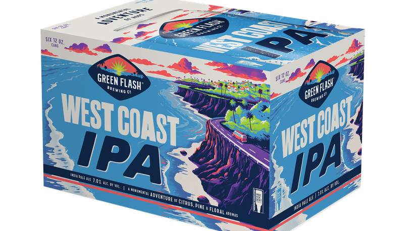 Known as one of classic West Coast IPAs, Green Flash is brewed by SweetWater in Colorado.