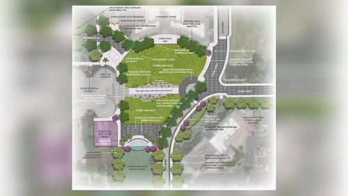 A proposed blueprint of the redevelopment for Smyrna's downtown corridor was approved by City Council during a meeting Monday night. (Provided by city of Smyrna)