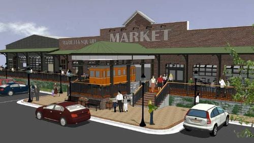 Here's a look at the 18,000-square-foot food hall a group of developers wants to bring to Marietta.