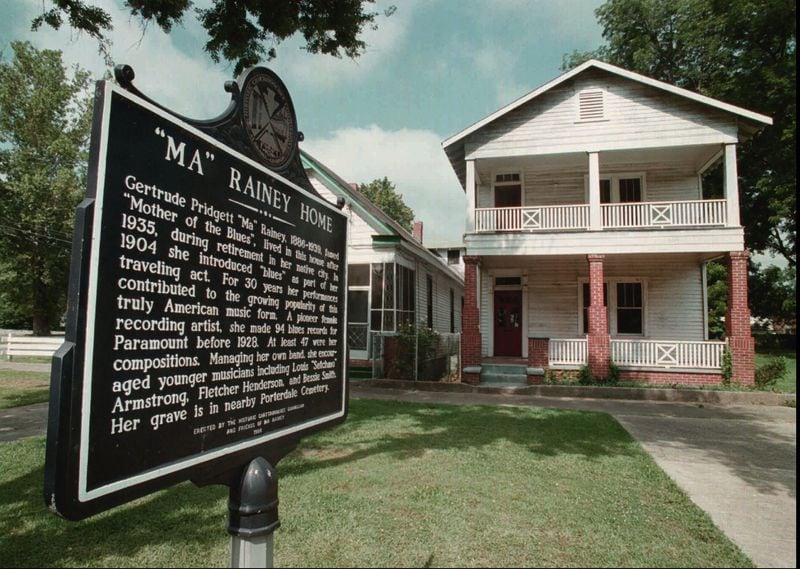 The Columbus, Ga., home of Gertrude 'Ma' Rainey, shown July 13, 1997, is recognized as a histoirc site. (AP Photo/Columbus Ledger-Enquirer,Mike Haskey)
