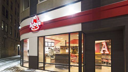 Arby's new downtown location in Pittsburgh, which opened late last year.