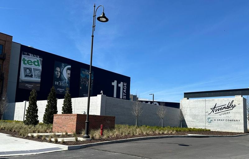 Assembly Studios is now open for business in Doraville with 354,000 square feet in soundstage space. This photo was taken March 12, 2024. RODNEY HO/rho@ajc.com