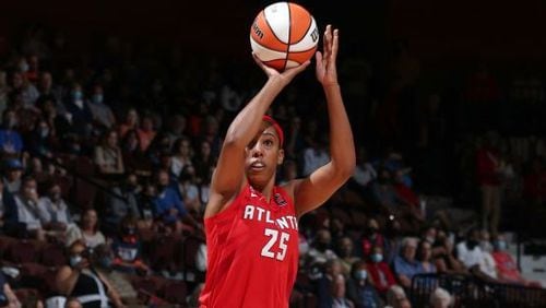 Monique Billings was re-signed by the Atlanta Dream.