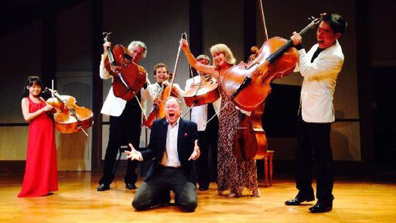 The Emory Chamber Music Society of Atlanta will present a "CelloMania!" performance featuring six cellists onstage at the same time on Jan. 24. CONTRIBUTED BY ECMSA