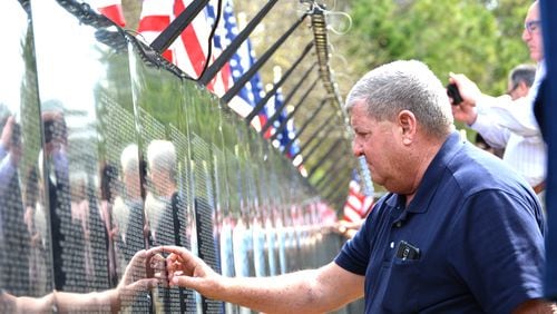 A traveling replica of the Vietnam Veterans Memorial in Washington, D.C., has been retired and will have a permanent home in Johns Creek, city officials announced. CITY OF JOHNS CREEK