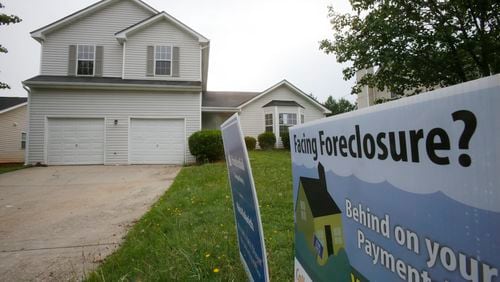 A foreclosed property in Clayton County. Metro Atlanta's middle class has just emerged from the worst economic slump of most people's lifetimes.
