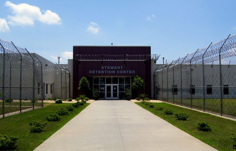 The Stewart Detention Center in Lumpkin, Ga. provided by Immigration and Customs Enforcement