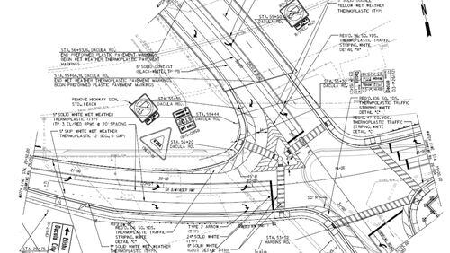 Dacula and Gwinnett DOT have released project details for the Dacula Road/U.S. 29 intersection and bridge project. (Courtesy Gwinnett DOT)
