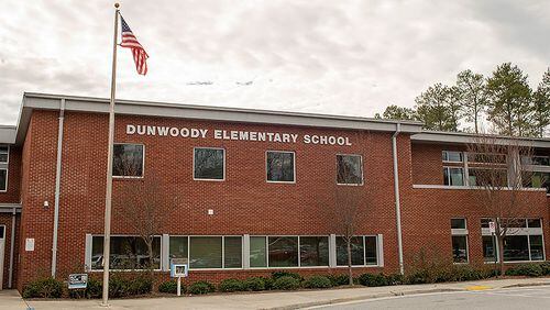 Dunwoody Elementary School in Dunwoody, Georgia, on Friday, Jan. 17, 2020. North DeKalb parents are riled by a redistricting plan that would move about 800 students into new school zones, beginning the process of alleviating overcrowding in many north county schools and reduce the need for portable classrooms. District officials presented the plan during DeKalb's monthly school board meeting and say it is necessary to lighten the load for those schools.