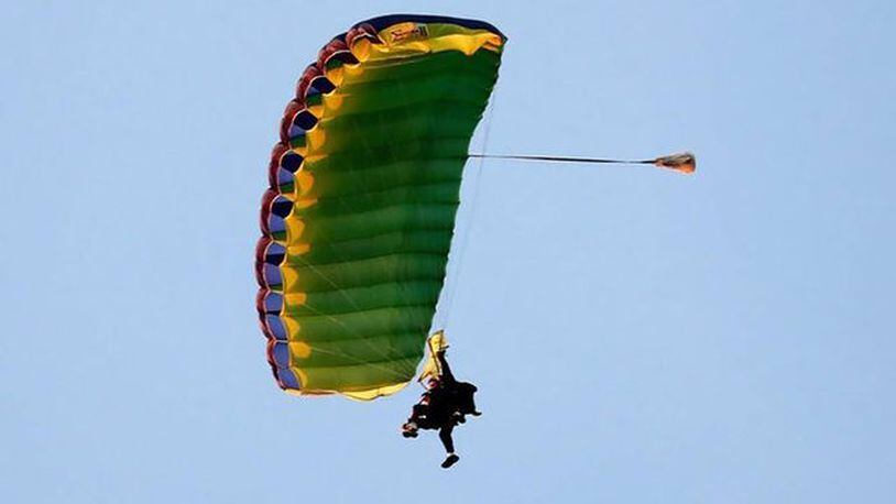 A World War II veteran went skydiving for the first time Saturday. (Photo: Chris Seward)