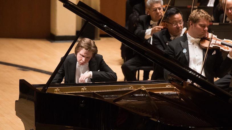 Pianist Juho Pohjonen performed Beethoven’s Piano Concerto No. 4 with the Atlanta Symphony Orchestra on Thursday night. CONTRIBUTED BY JEFF ROFFMAN