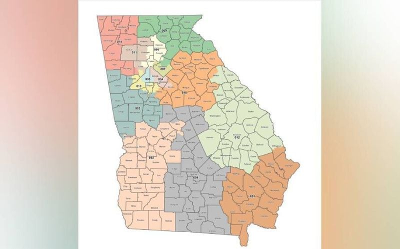 Long-awaited new proposed congressional map of Georgia released