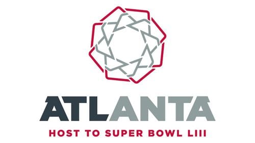 The Atlanta host committee’s logo for Super Bowl LIII.