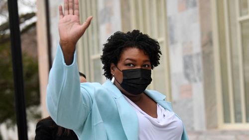 Democrat Stacey Abrams kicked off a national tour Monday in San Antonio. No stops are planned yet in Georgia. (ERIC BARADAT/AFP via Getty Images/TNS)