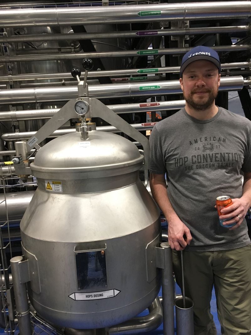  Creature Comforts brewmaster and co-founder Adam Beauchamp. Credit: Bob Townsend.